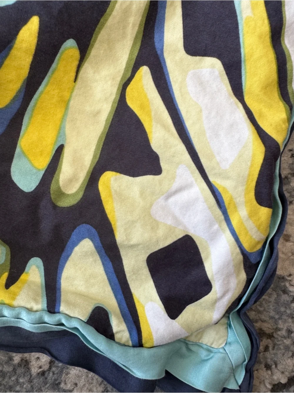 Anthropologie Urban outfitters standard Sham Set Of 2 kaleidoscope as is navy